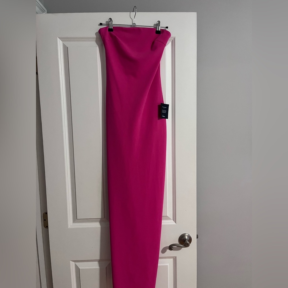 Lulu's Strapless Pink Dress - Picture 3 of 4
